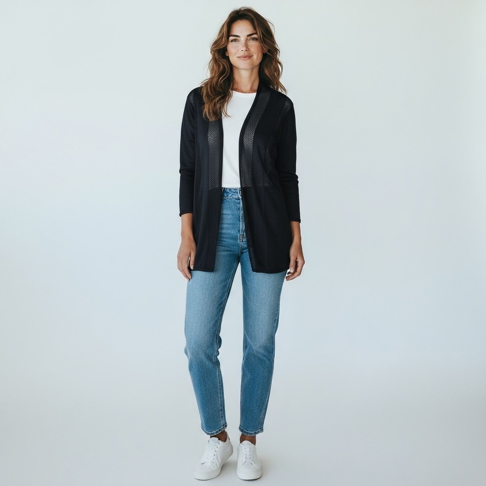 Grace Open Knit Lightweight Cardigan
